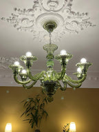 Calderis Glass Chandelier-Moonnatur