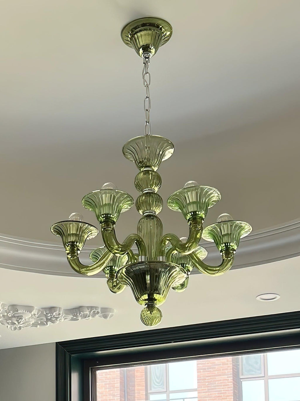 Calderis Glass Chandelier-Moonnatur