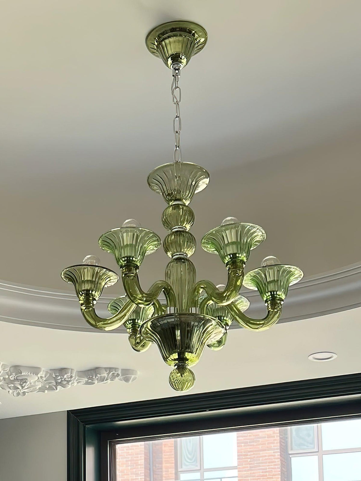 Calderis Glass Chandelier-Moonnatur