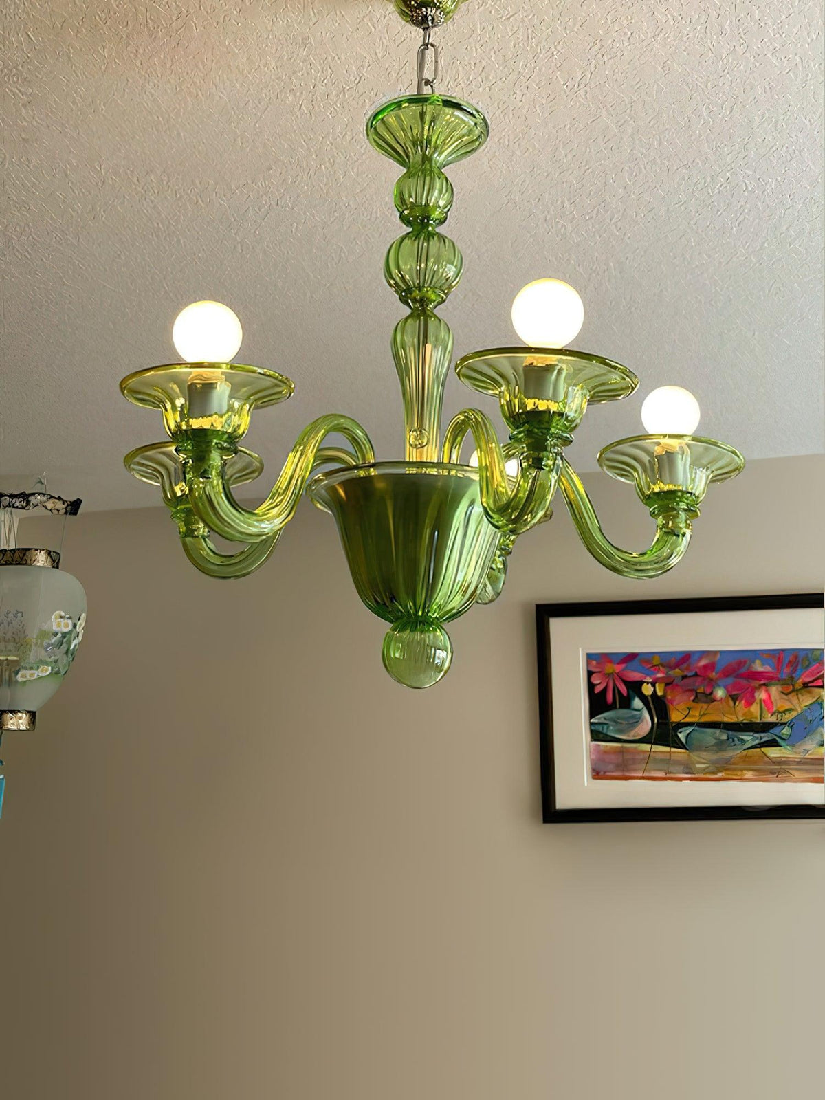 Calderis Glass Chandelier-Moonnatur