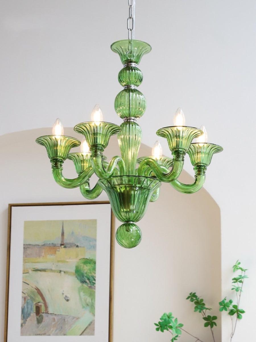 Calderis Glass Chandelier-Moonnatur