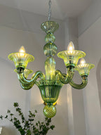 Calderis Glass Chandelier-Moonnatur