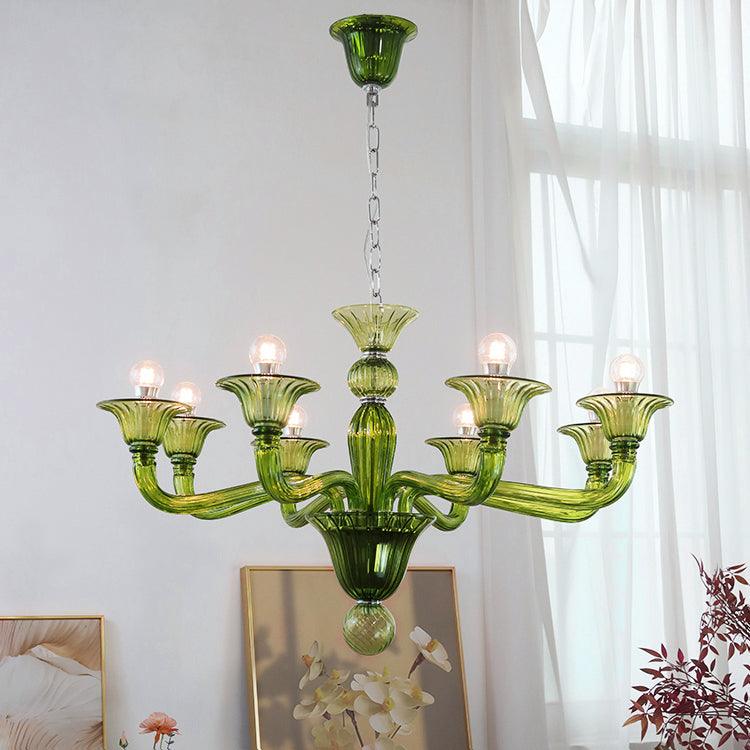 Calderis Glass Chandelier-Moonnatur