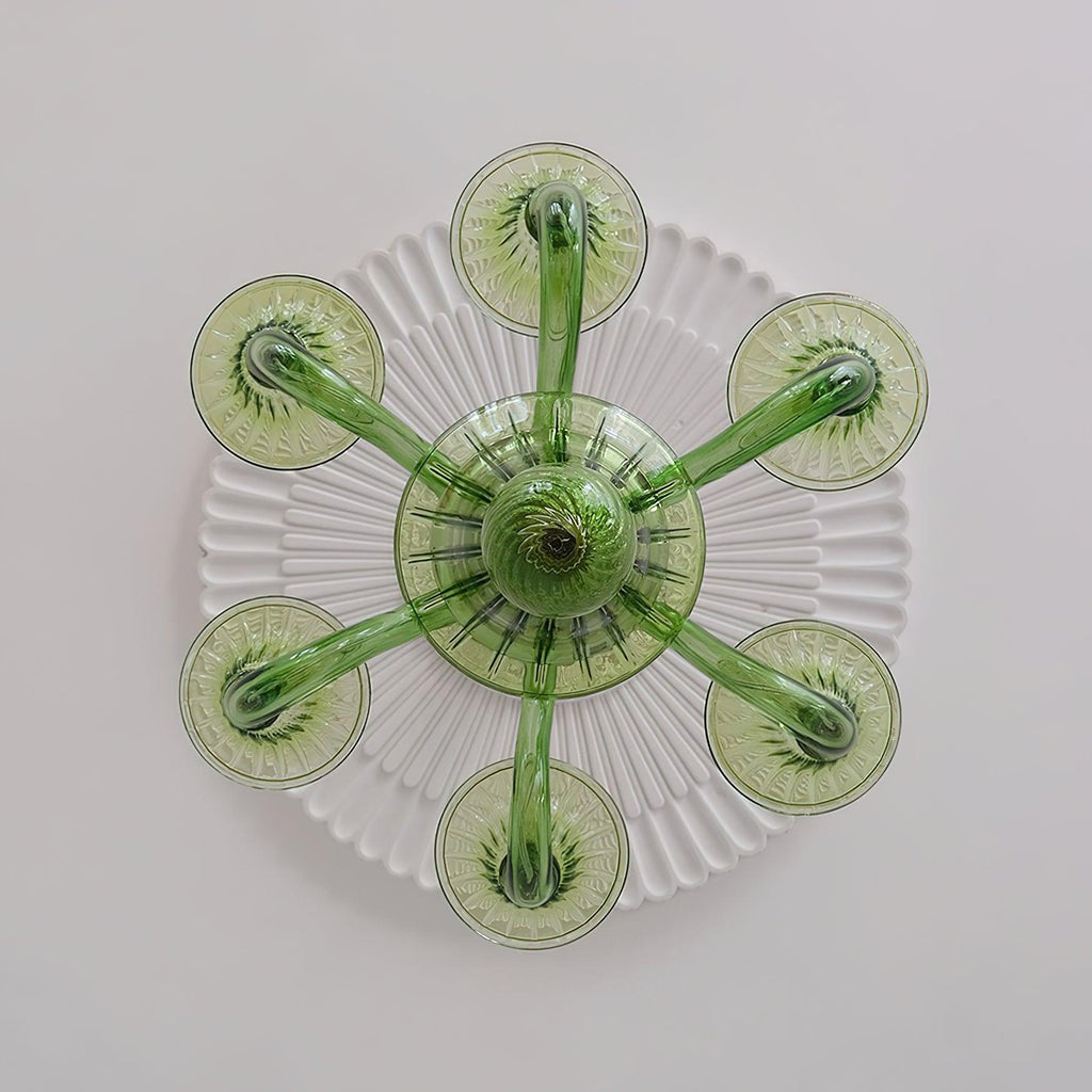 Calderis Glass Chandelier-Moonnatur