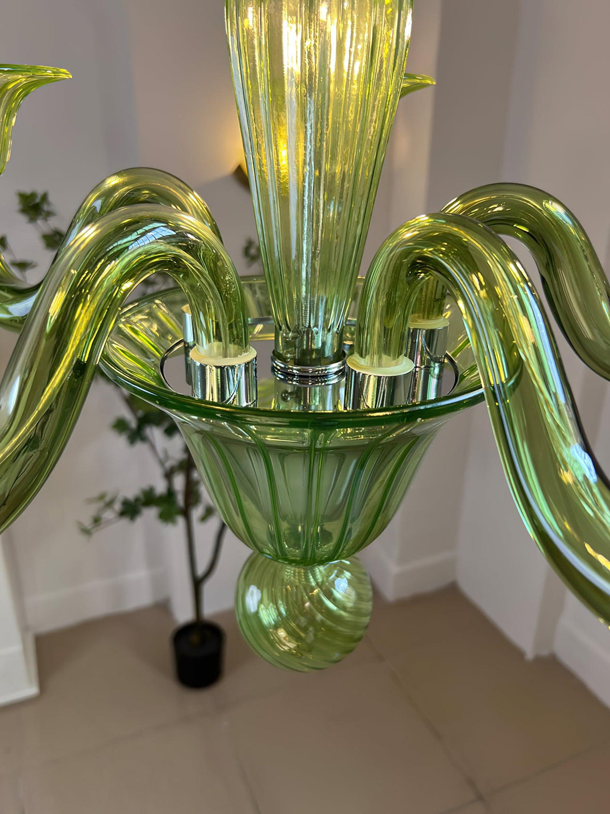 Calderis Glass Chandelier-Moonnatur
