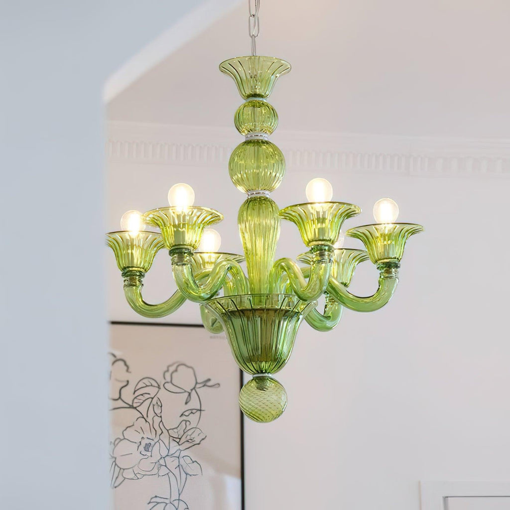 Calderis Glass Chandelier-Moonnatur