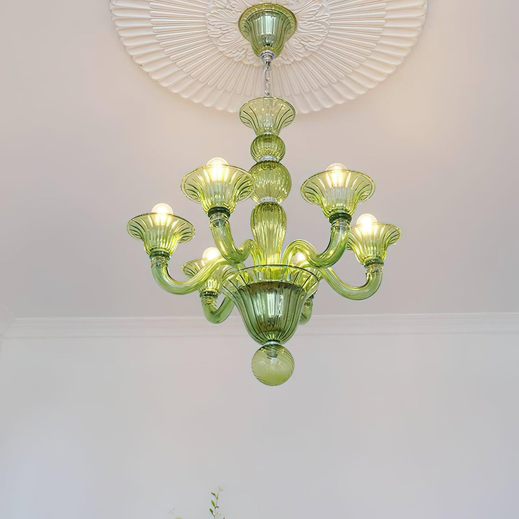 Calderis Glass Chandelier-Moonnatur