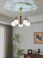Ilvenis Wood Chandelier-Moonnatur