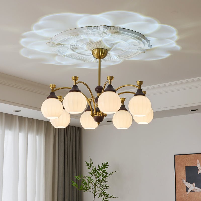 Ilvenis Wood Chandelier-Moonnatur