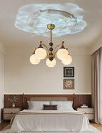 Ilvenis Wood Chandelier-Moonnatur