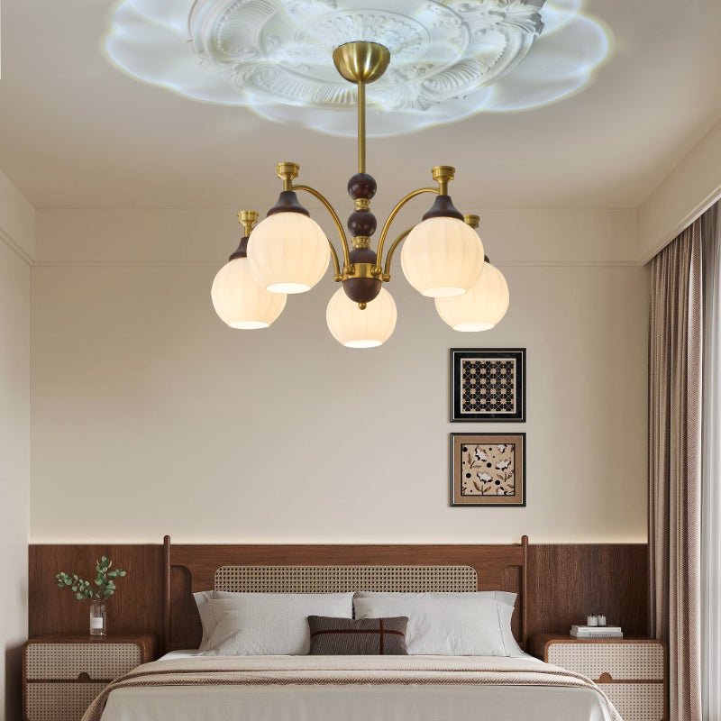 Ilvenis Wood Chandelier-Moonnatur