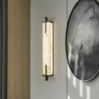 Deneloria Alabaster Wall Light-Moonnatur