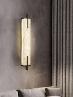 Farnelenelle Alabaster Wall Light-Moonnatur