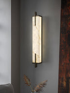 Farnelenelle Alabaster Wall Light-Moonnatur
