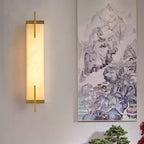 Farnelenelle Alabaster Wall Light-Moonnatur