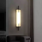 Farnelenelle Alabaster Wall Light-Moonnatur