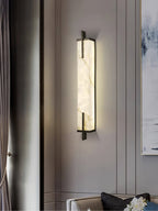 Farnelenelle Alabaster Wall Light-Moonnatur