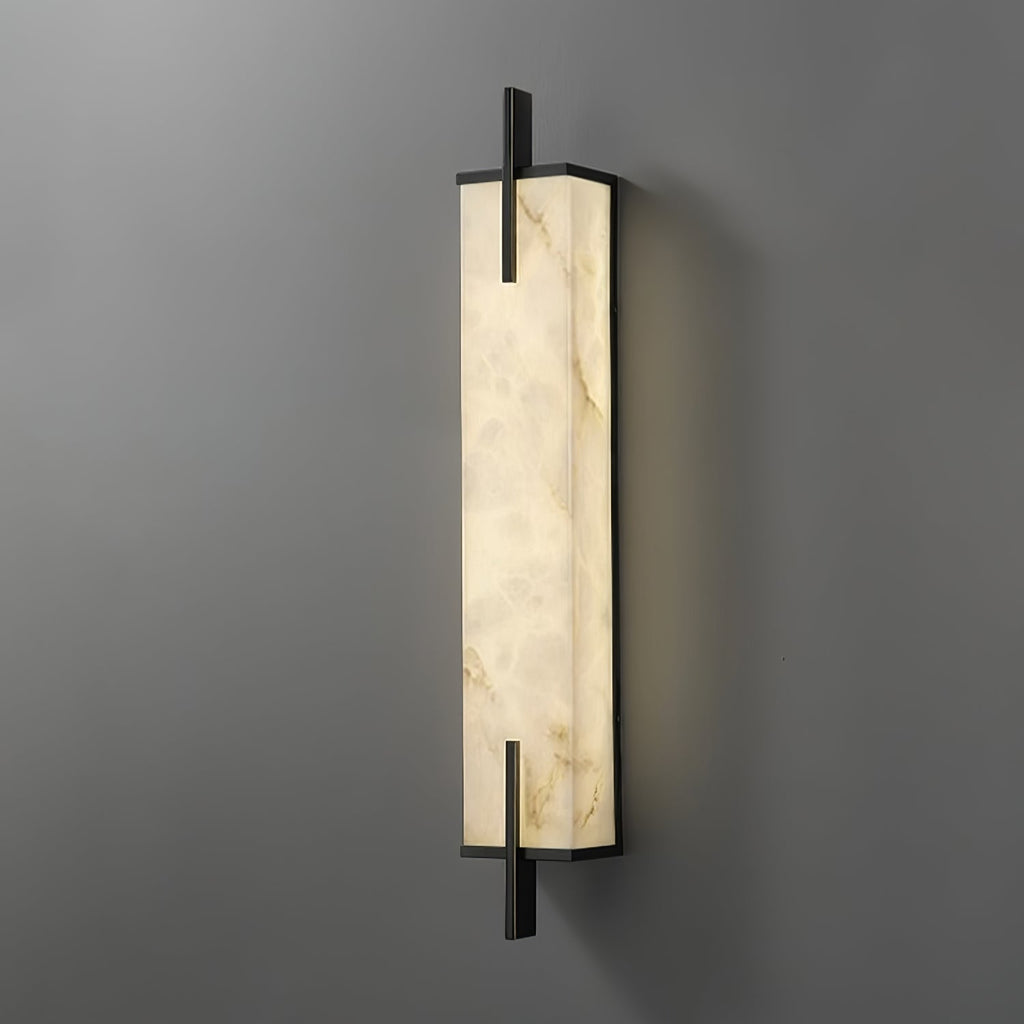 Farnelenelle Alabaster Wall Light-Moonnatur