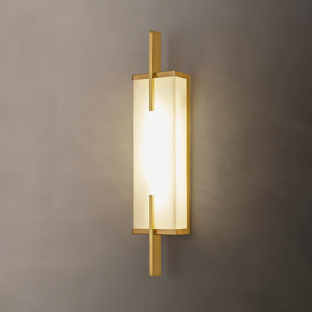 Farnelenelle Alabaster Wall Light-Moonnatur