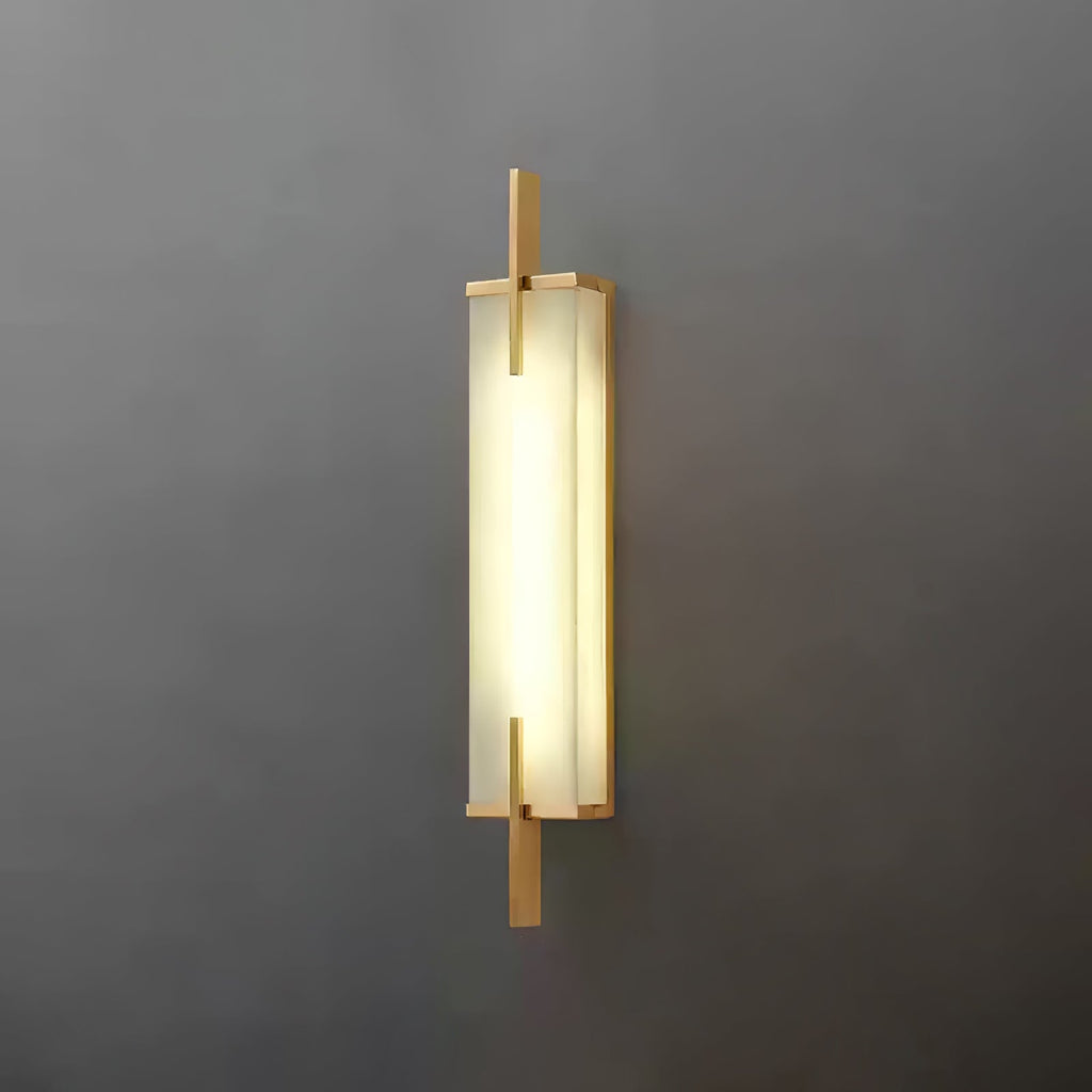 Farnelenelle Alabaster Wall Light-Moonnatur