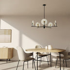 Whitenfern Alabaster Chandelier-Moonnatur
