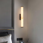 Faldenelis Alabaster Wall Light-Moonnatur