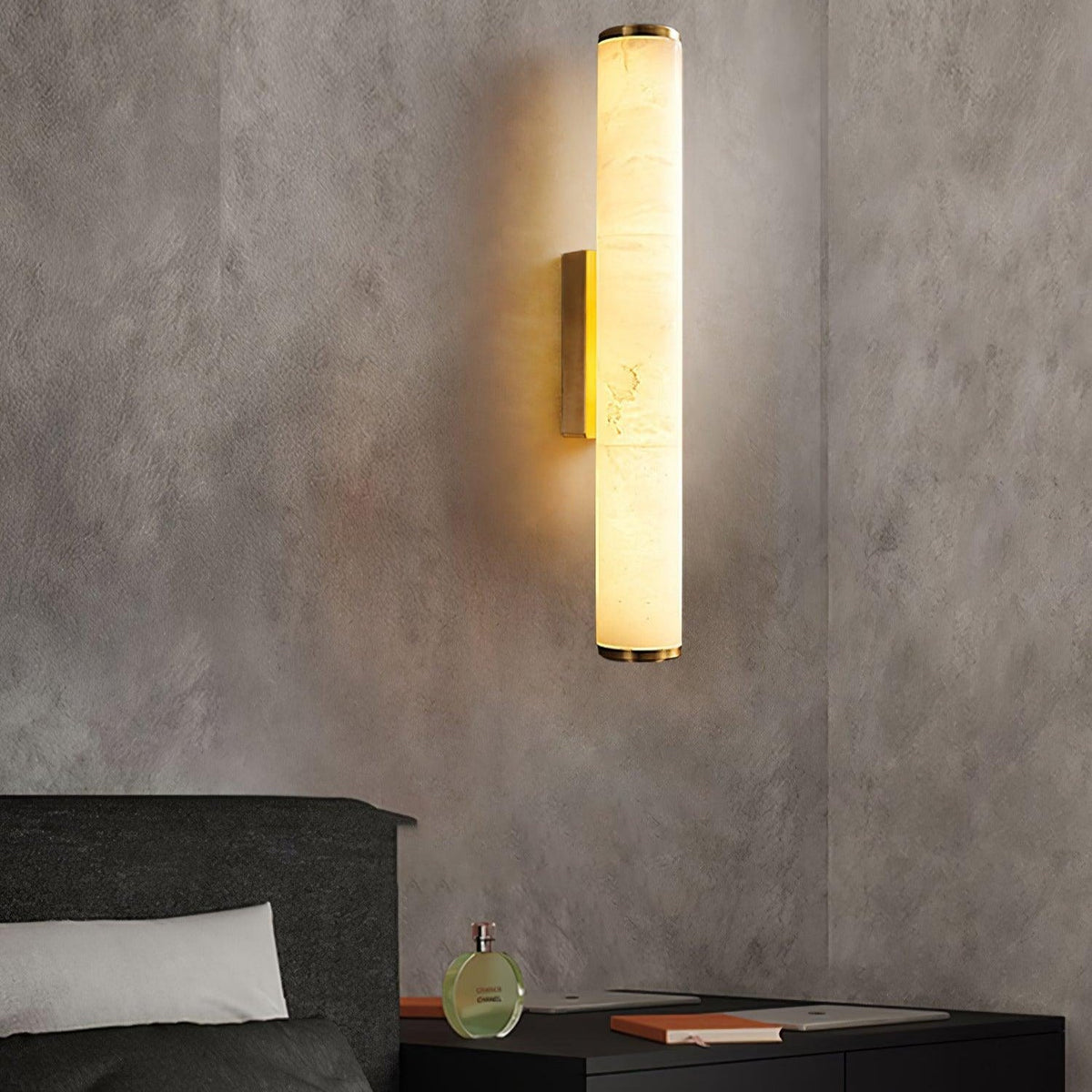 Faldenelis Alabaster Wall Light-Moonnatur