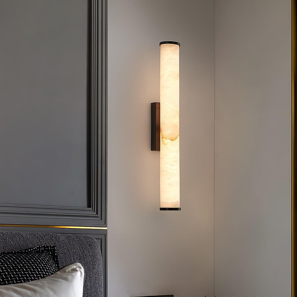 Faldenelis Alabaster Wall Light-Moonnatur