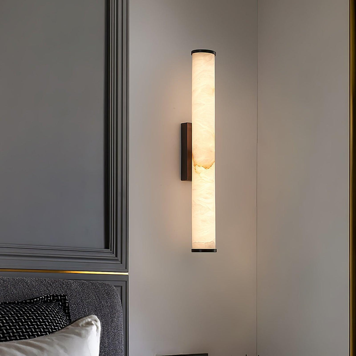 Faldenelis Alabaster Wall Light-Moonnatur