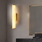 Baldenden Alabaster Wall Light-Moonnatur