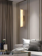 Baldenden Alabaster Wall Light-Moonnatur