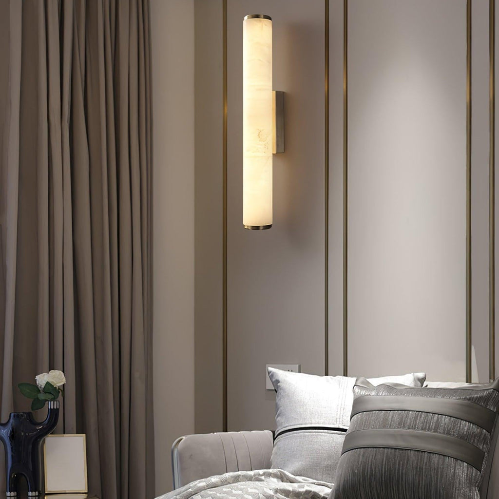 Faldenelis Alabaster Wall Light-Moonnatur
