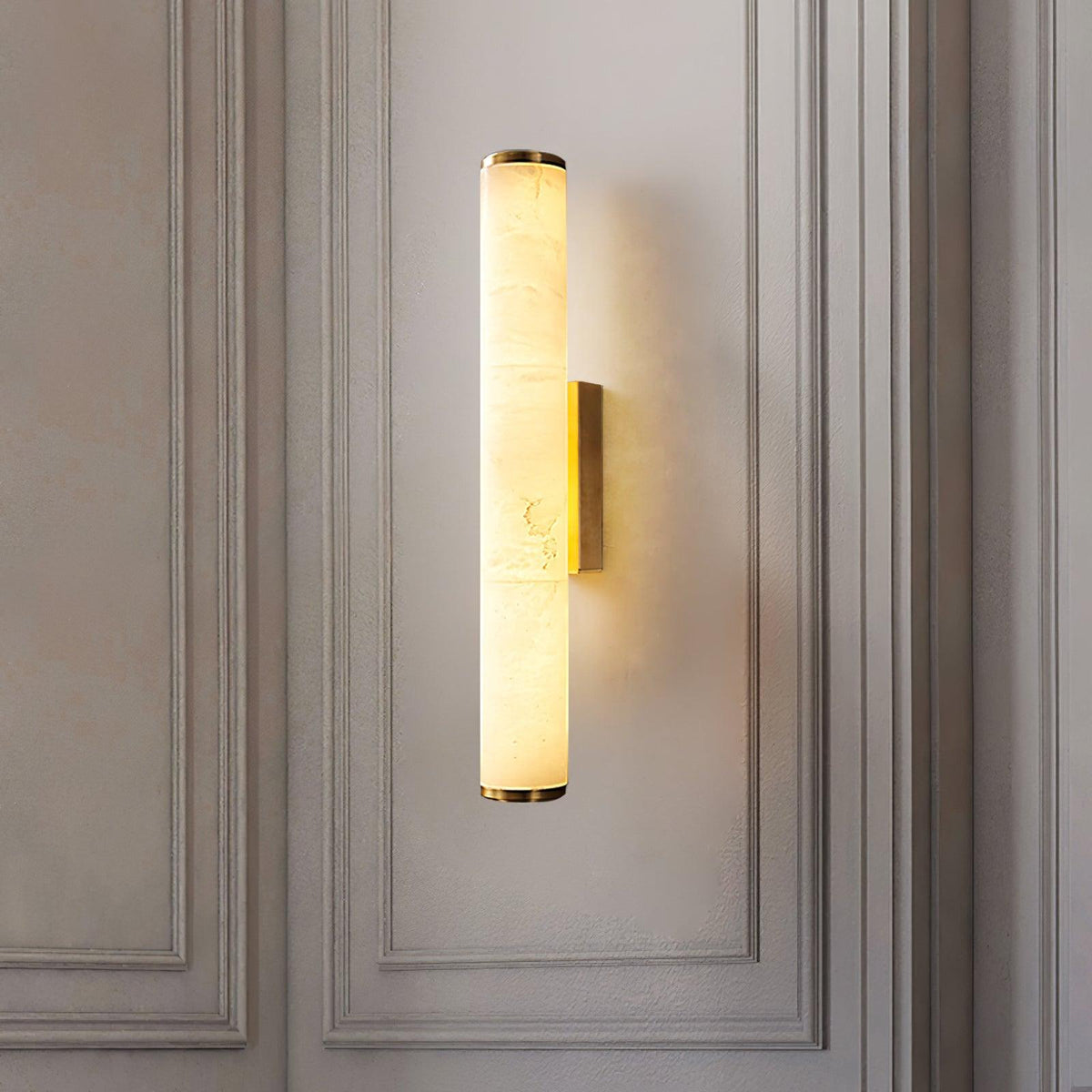 Faldenelis Alabaster Wall Light-Moonnatur