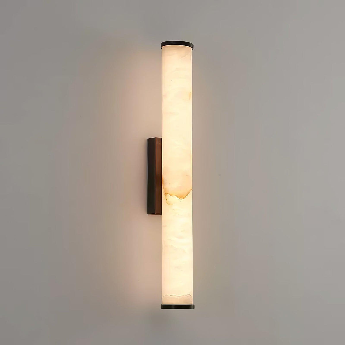 Baldenden Alabaster Wall Light-Moonnatur