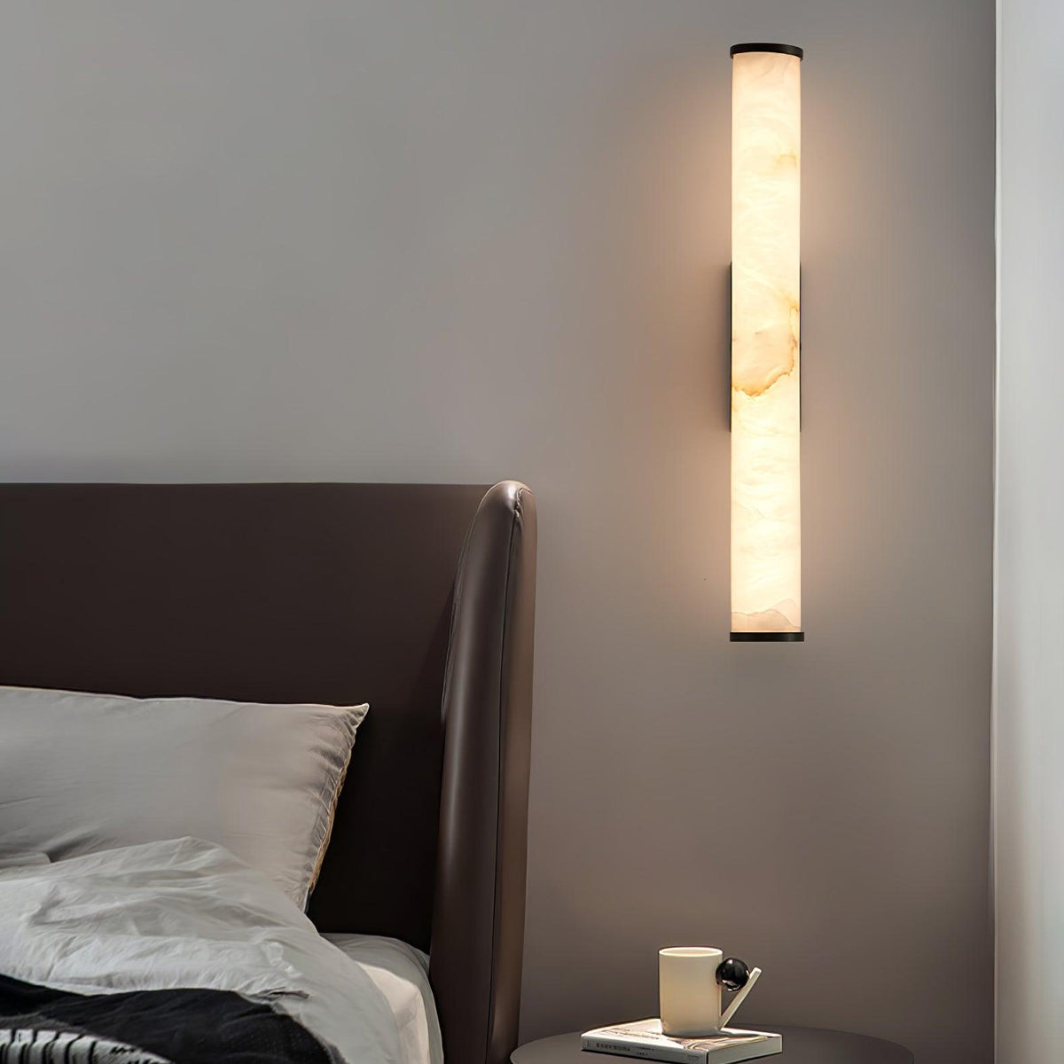 Faldenelis Alabaster Wall Light-Moonnatur