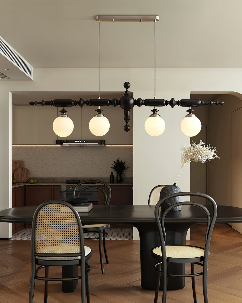 Erdenera Wood Pendant Light-Moonnatur