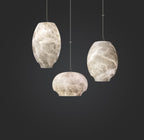 Avrendale Alabaster Pendant Light-Moonnatur
