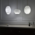 Avrendale Alabaster Pendant Light-Moonnatur