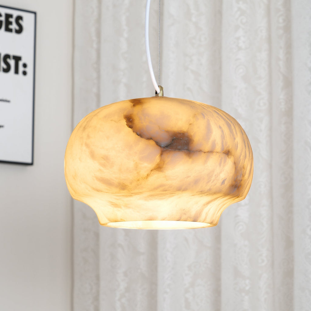 Avrendale Alabaster Pendant Light-Moonnatur