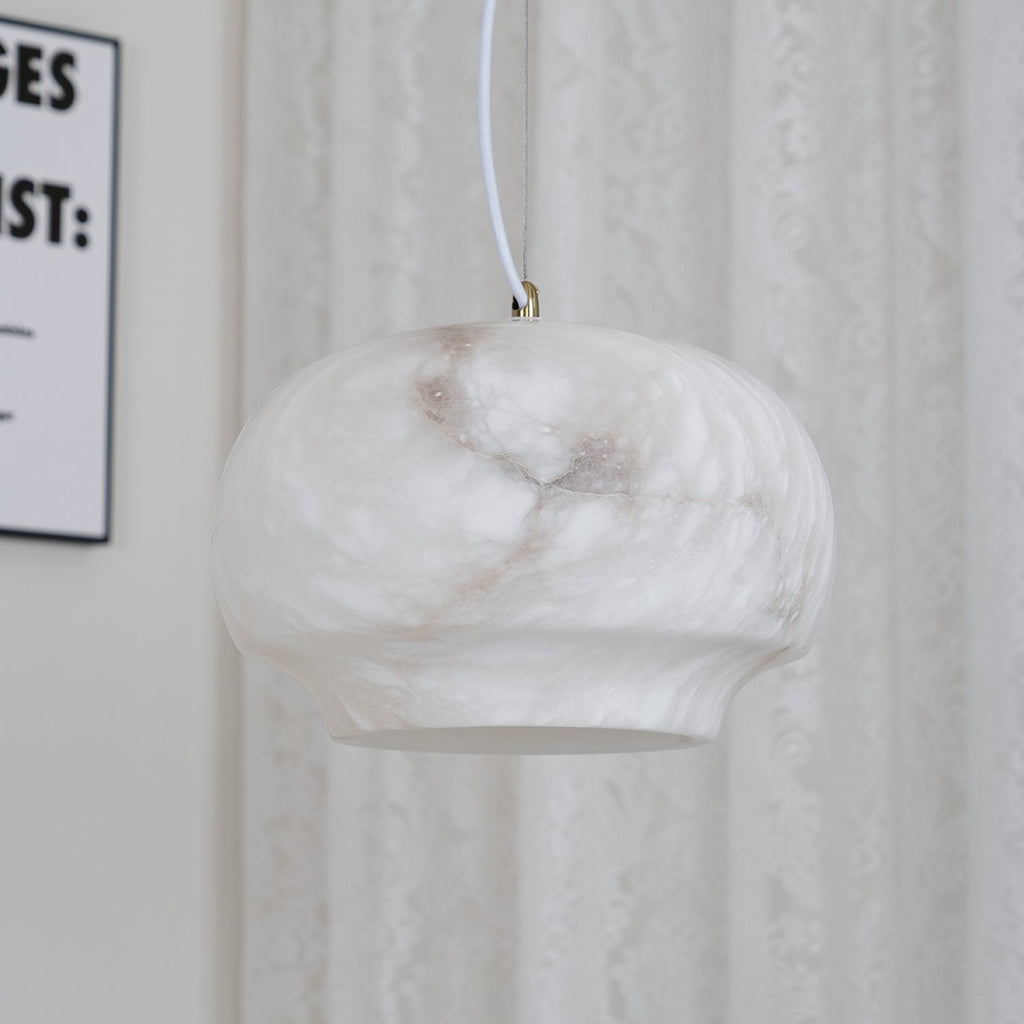 Avrendale Alabaster Pendant Light-Moonnatur