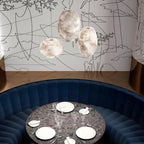 Avrendale Alabaster Pendant Light-Moonnatur
