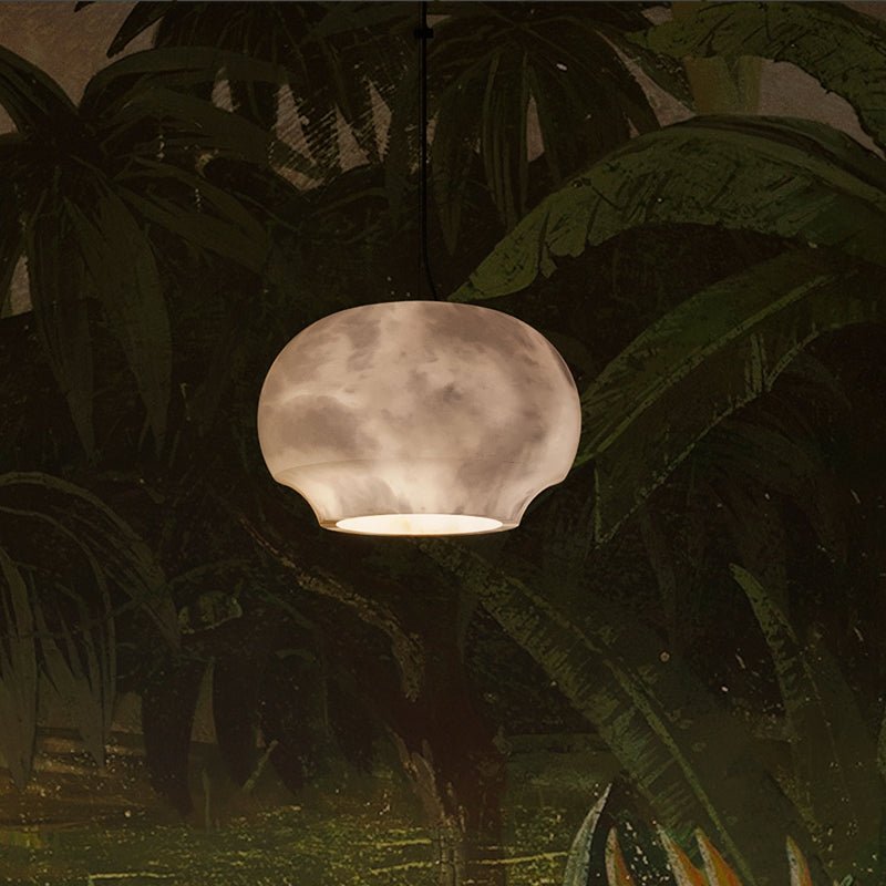 Avrendale Alabaster Pendant Light-Moonnatur