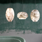 Avrendale Alabaster Pendant Light-Moonnatur