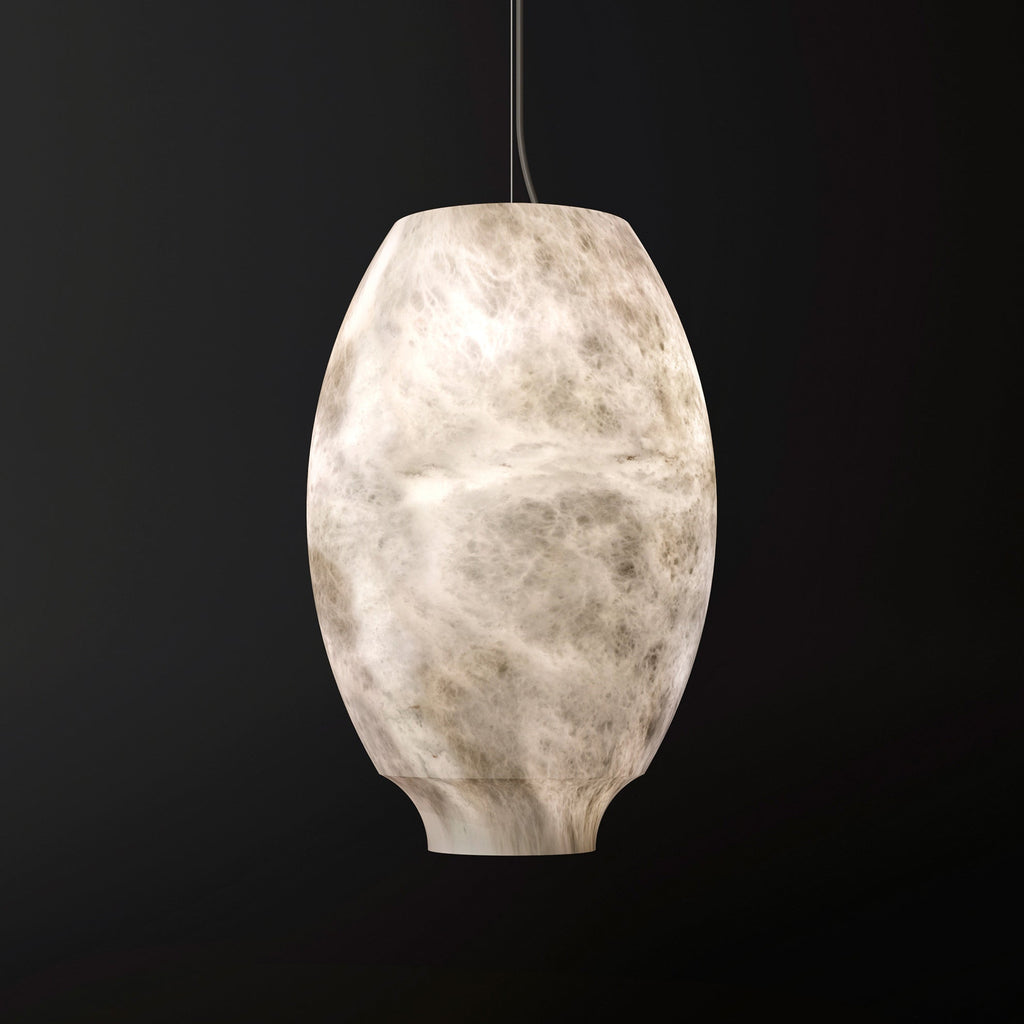 Avrendale Alabaster Pendant Light-Moonnatur