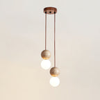 Yardenholm Travertine Pendant Light-Moonnatur