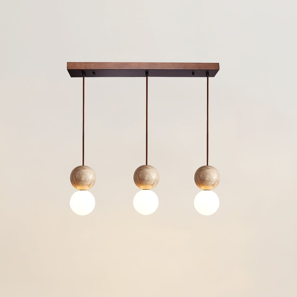 Yardenholm Travertine Pendant Light-Moonnatur