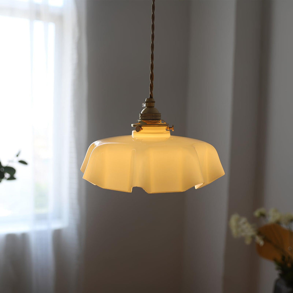 Darrowiel Glass Pendant Light-Moonnatur
