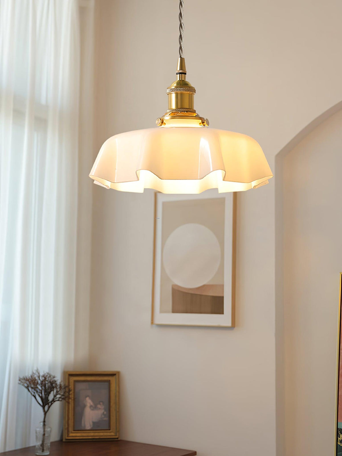 Darrowiel Glass Pendant Light-Moonnatur