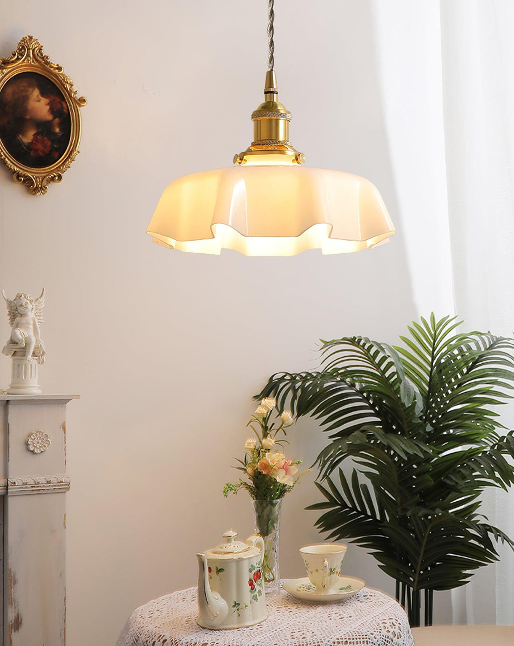 Darrowiel Glass Pendant Light-Moonnatur