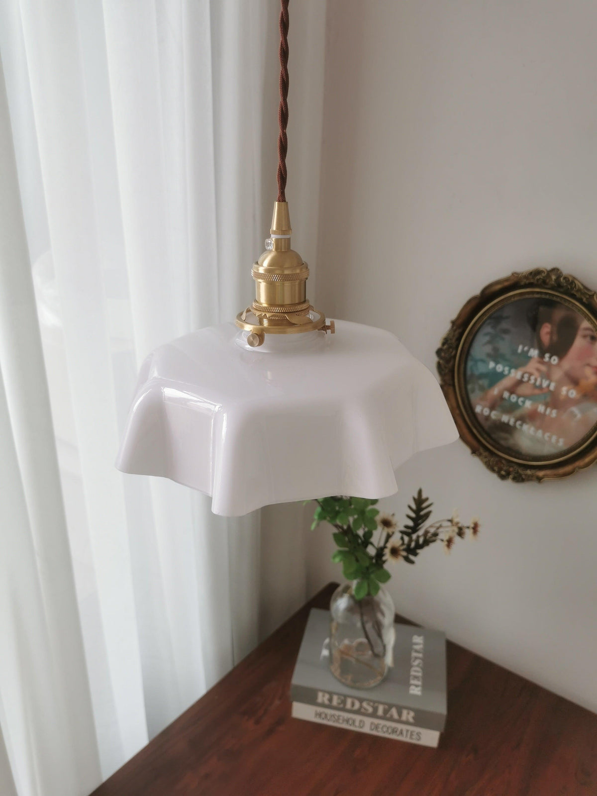 Darrowiel Glass Pendant Light-Moonnatur